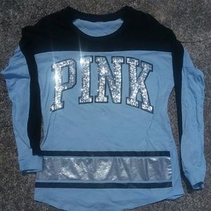 Victoria's secret PINK sequin long sleeve